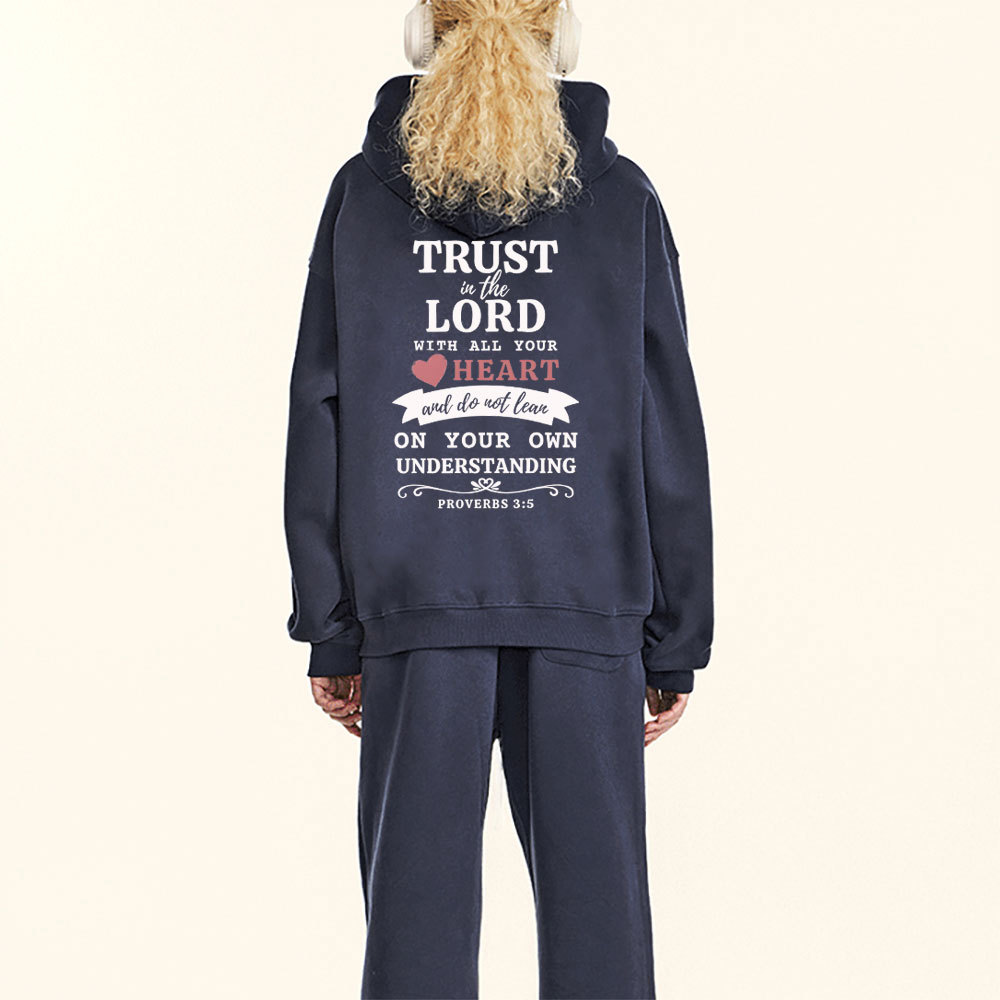 Trust In The Lord Christian Fleece Hoodie Ser