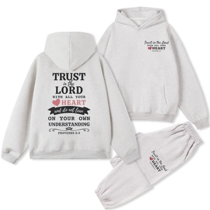 Trust In The Lord Christian Fleece Hoodie Ser