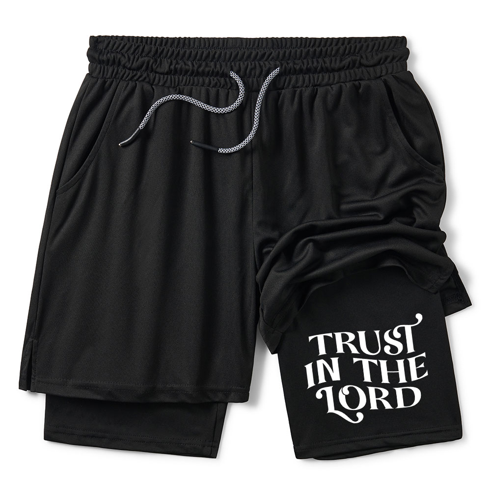 Trust In The Lord Christian Performance Shorts