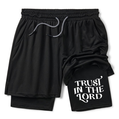 Trust In The Lord Christian Performance Shorts
