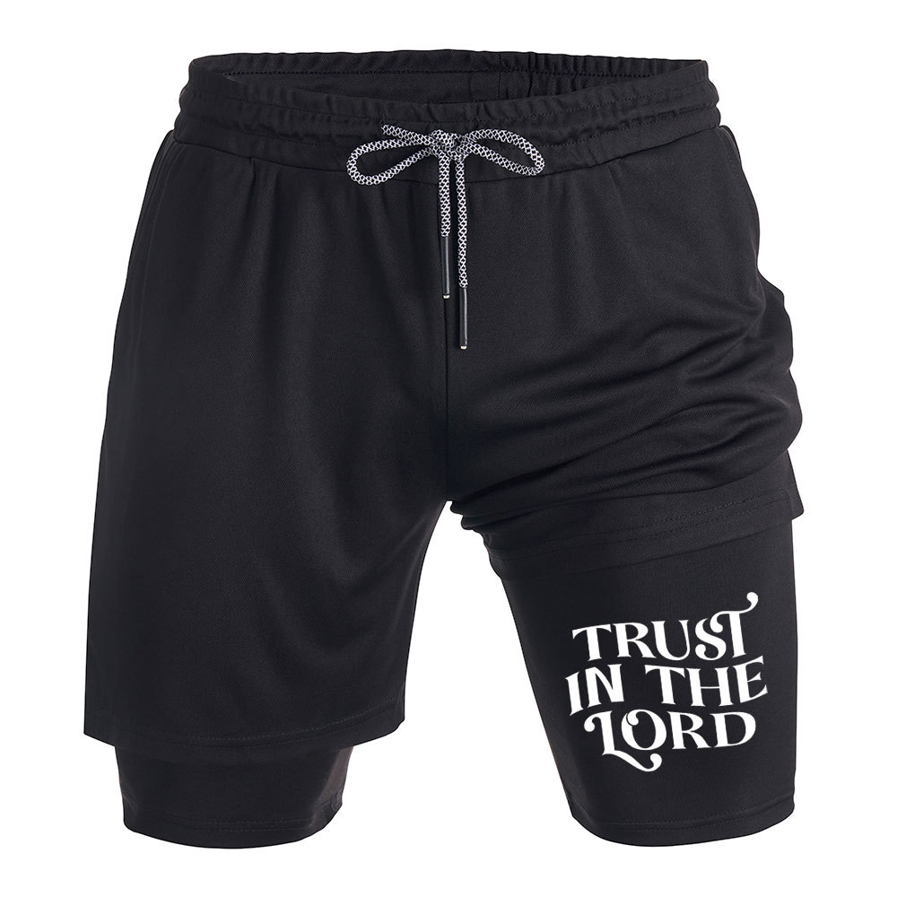 Trust In The Lord Christian Performance Shorts