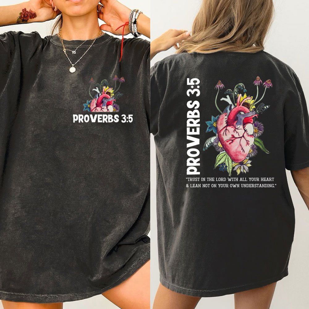 Trust In The Lord Christian Washed T-Shirt