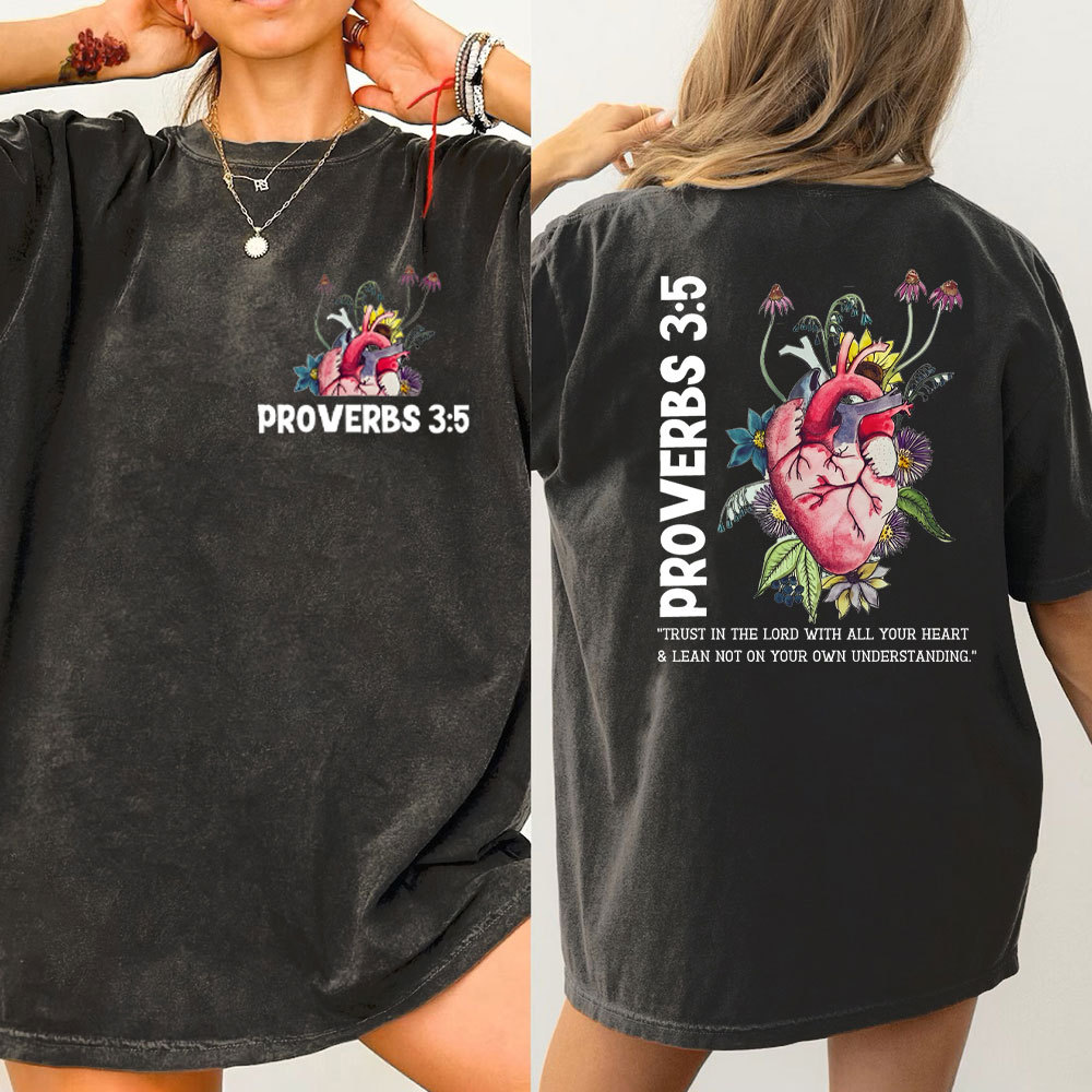 Trust In The Lord Christian Washed T-Shirt