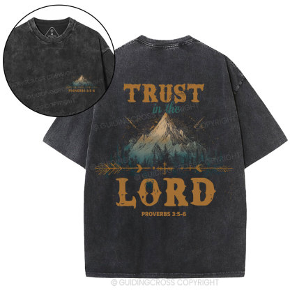 Trust In The Lord Christian Washed T-Shirt