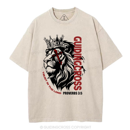 Trust In The Lord Christian Washed T-Shirt