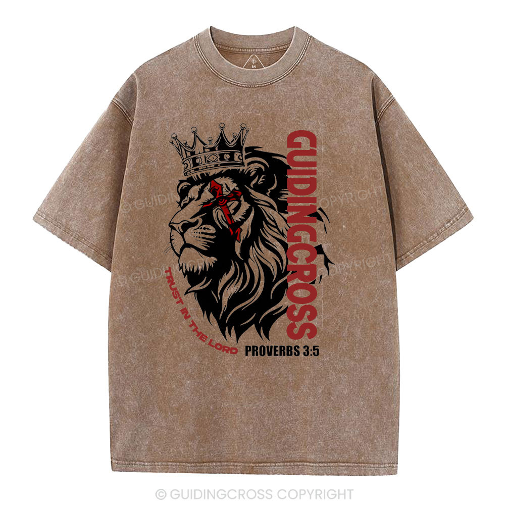 Trust In The Lord Christian Washed T-Shirt