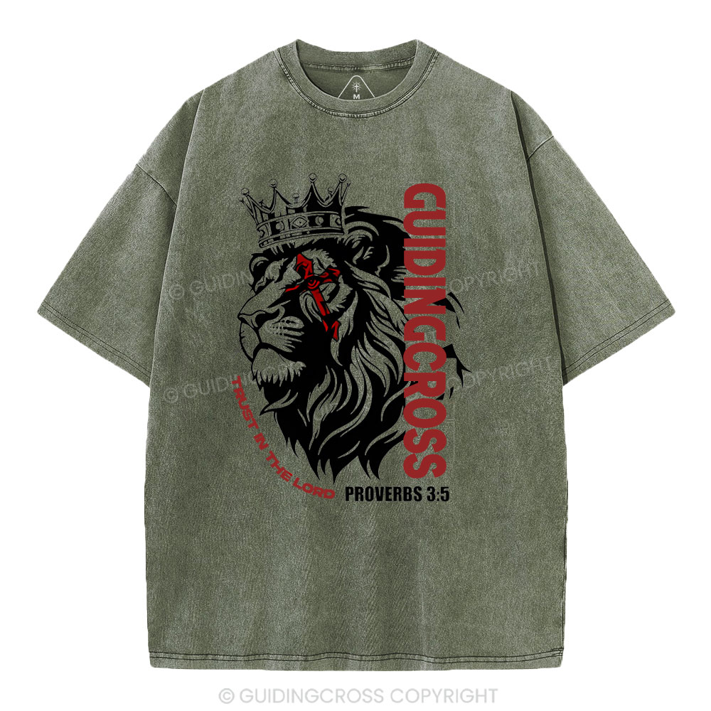 Trust In The Lord Christian Washed T-Shirt
