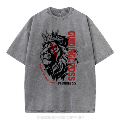 Trust In The Lord Christian Washed T-Shirt