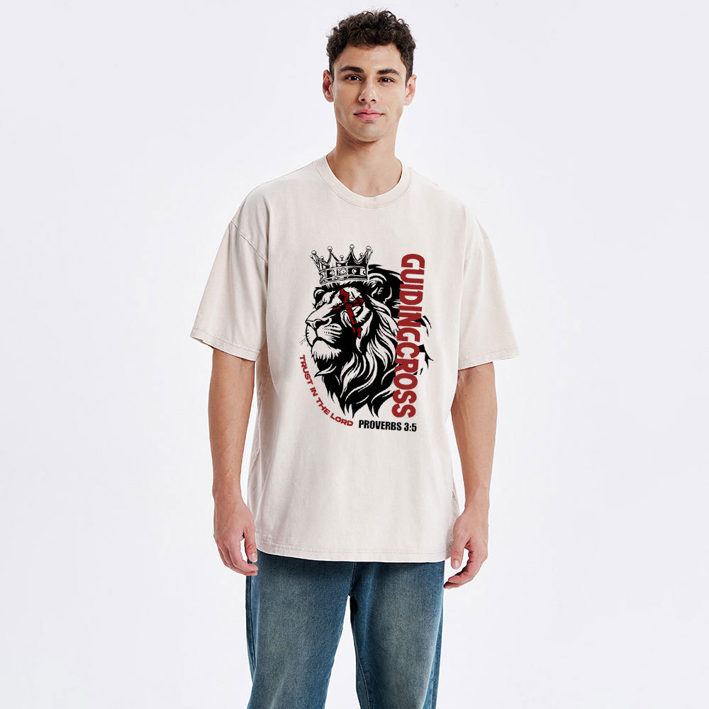 Trust In The Lord Christian Washed T-Shirt