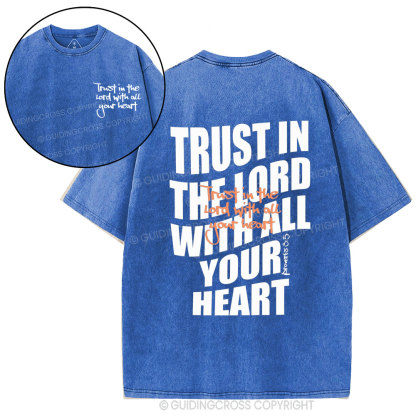 Trust In The Lord Christian Washed T-Shirt