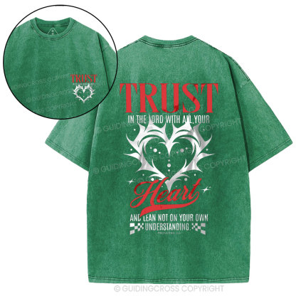 Trust In The Lord Christian Washed T-Shirt