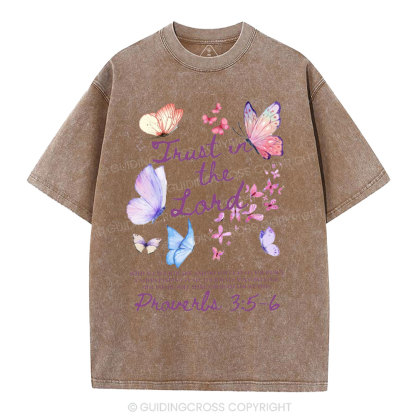 Trust In The Lord Christian Washed T-Shirt