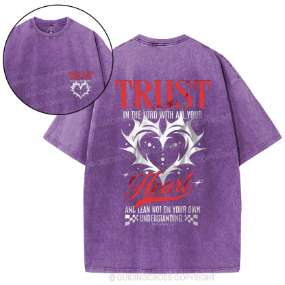 Trust In The Lord Christian Washed T-Shirt