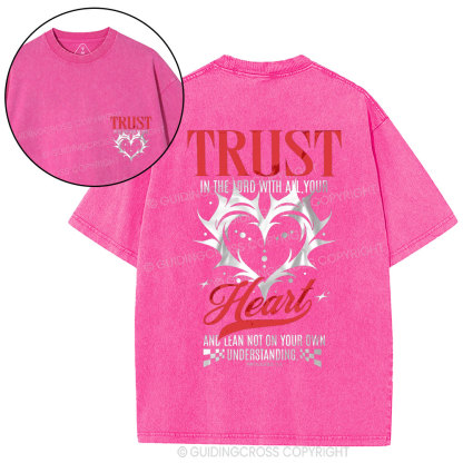 Trust In The Lord Christian Washed T-Shirt