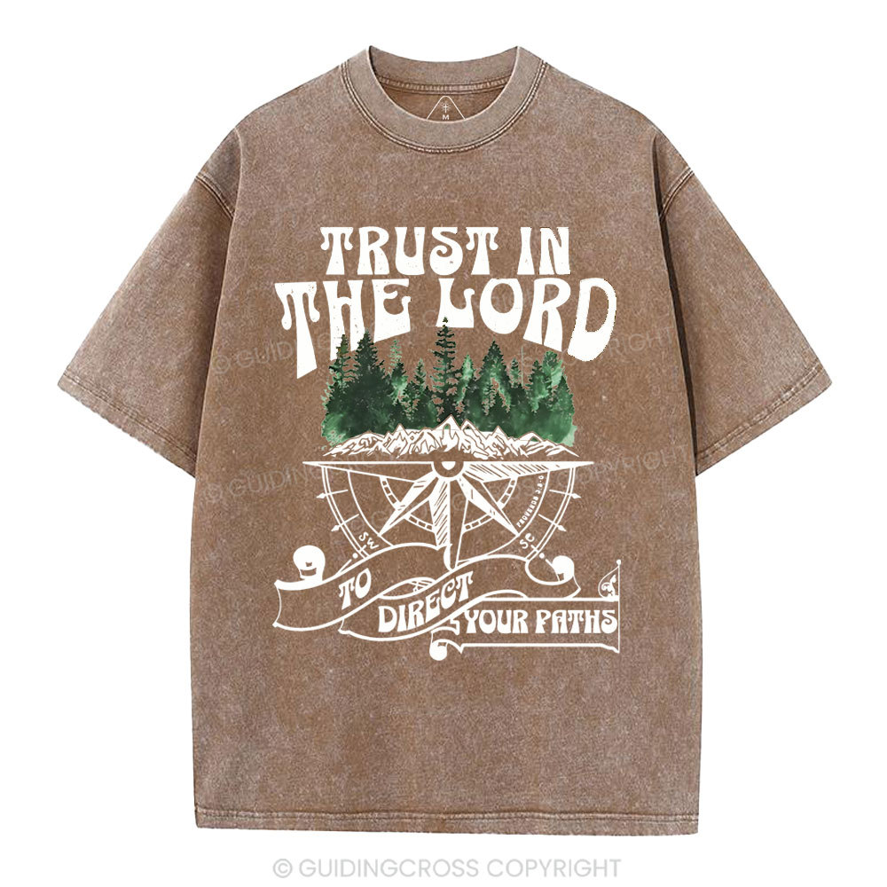 Trust In The Lord Christian Washed T-Shirt