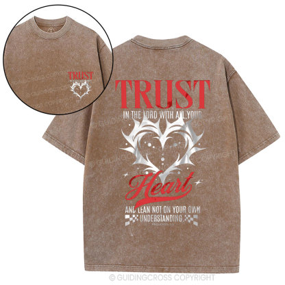 Trust In The Lord Christian Washed T-Shirt