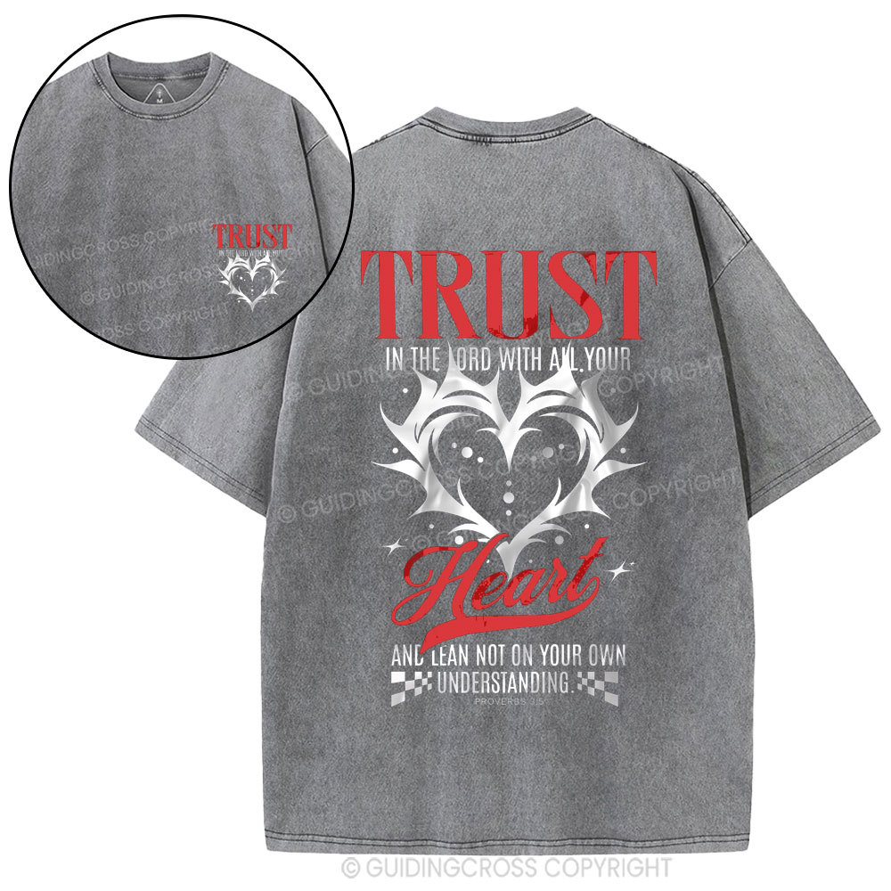 Trust In The Lord Christian Washed T-Shirt