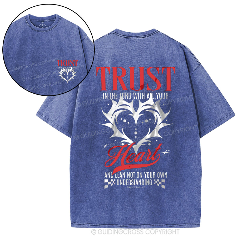 Trust In The Lord Christian Washed T-Shirt