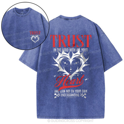 Trust In The Lord Christian Washed T-Shirt