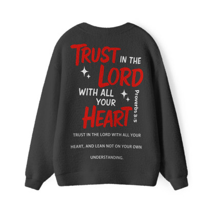 Trust In The Lord Furry Christian Lightweight Cardigan
