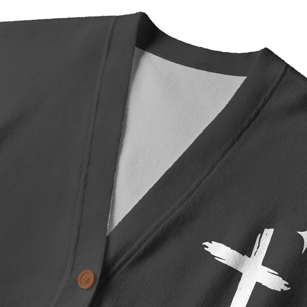 Trust In The Lord Furry Christian Lightweight Cardigan