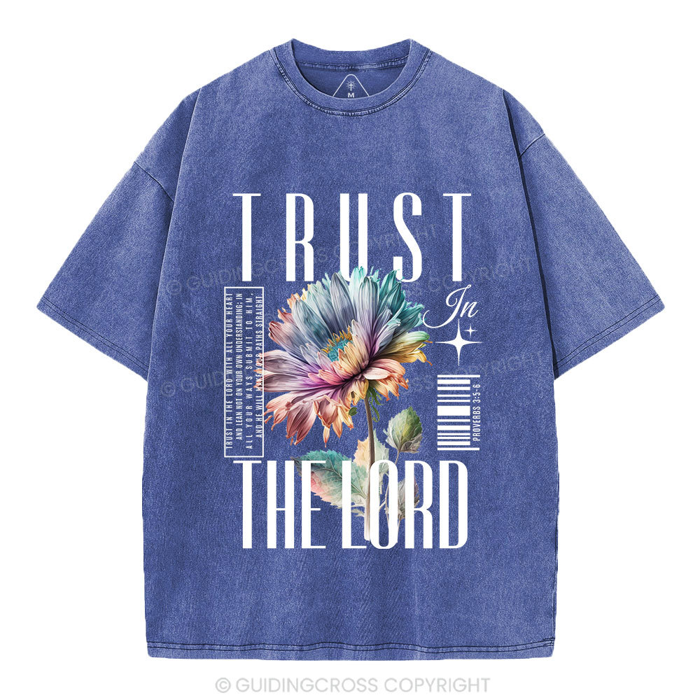 Trust In The Lord Christian Washed T-Shirt