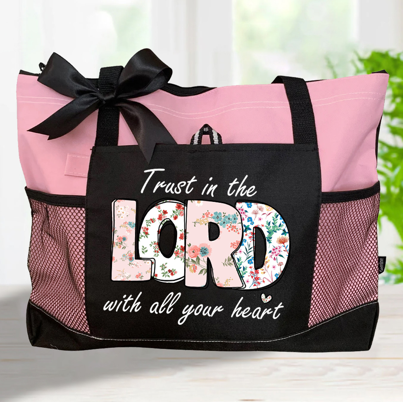 Trust In The  Lord With All Your Heart Christian Tote Bag