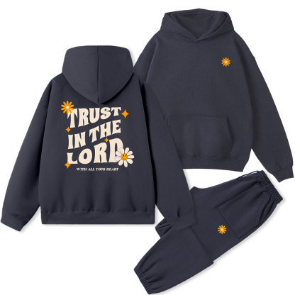 Trust In The LordChristian Fleece Hoodie Set