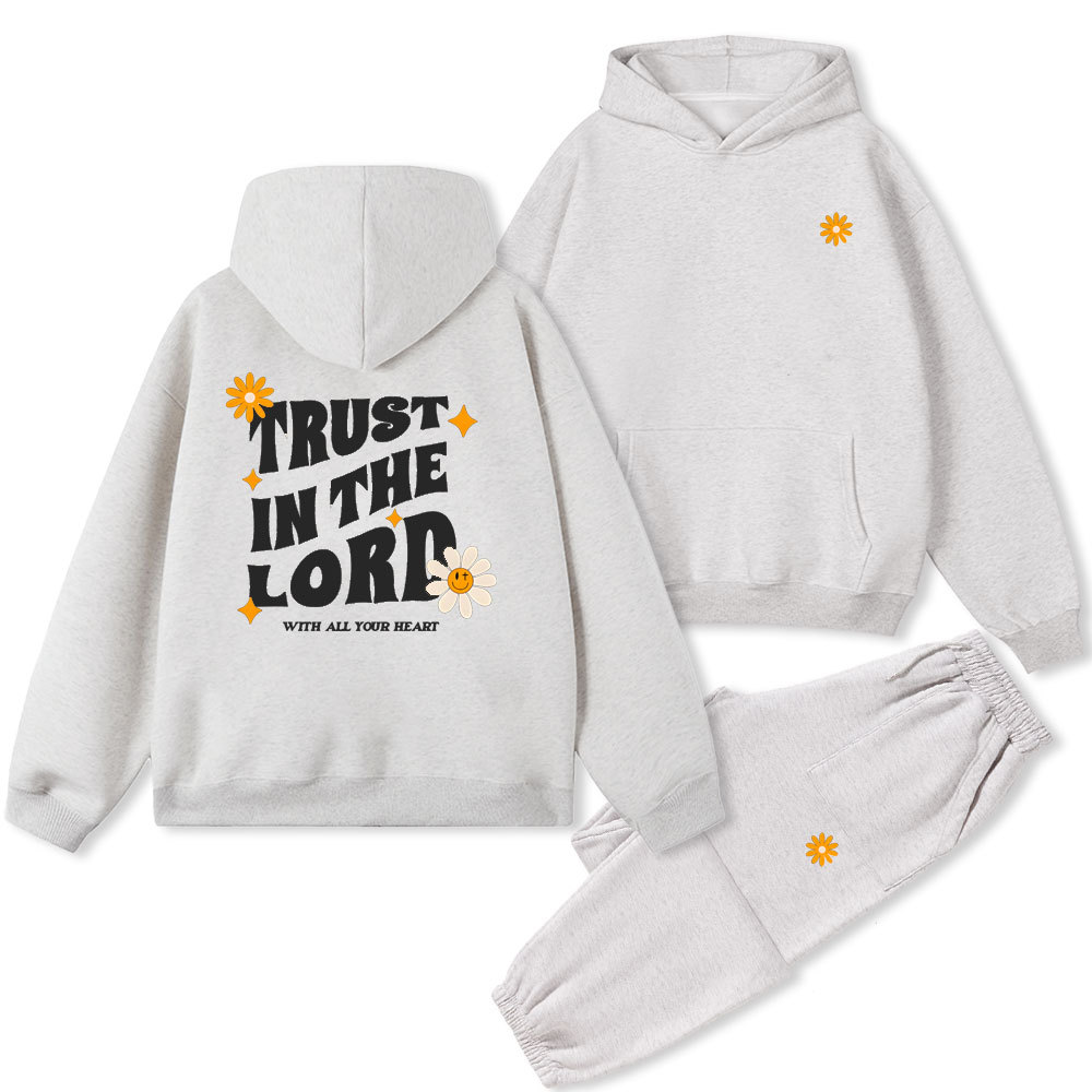 Trust In The LordChristian Fleece Hoodie Set