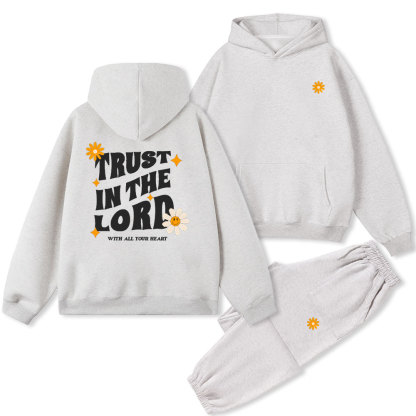 Trust In The LordChristian Fleece Hoodie Set