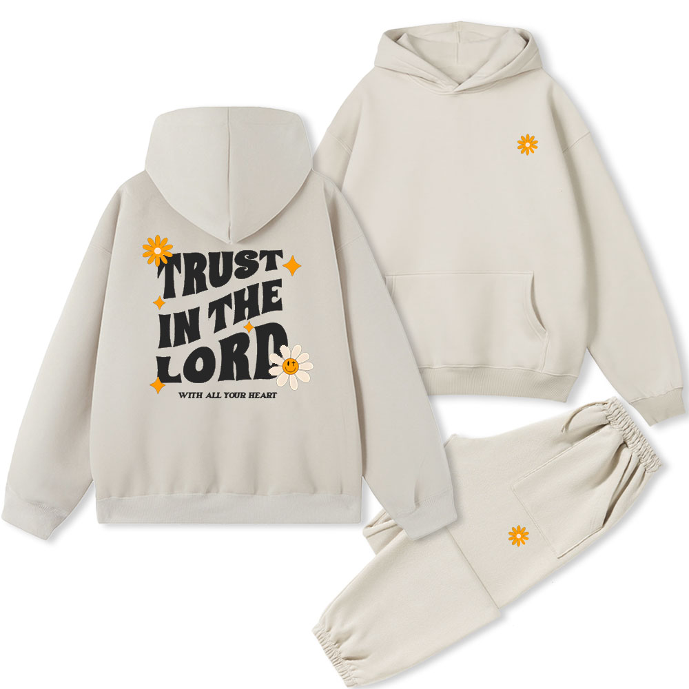 Trust In The LordChristian Fleece Hoodie Set