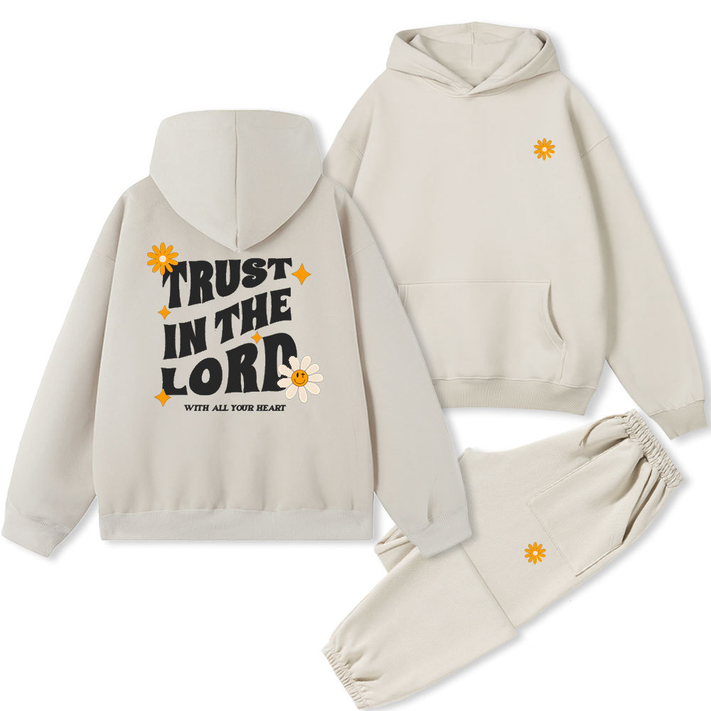 Trust In The LordChristian Fleece Hoodie Set