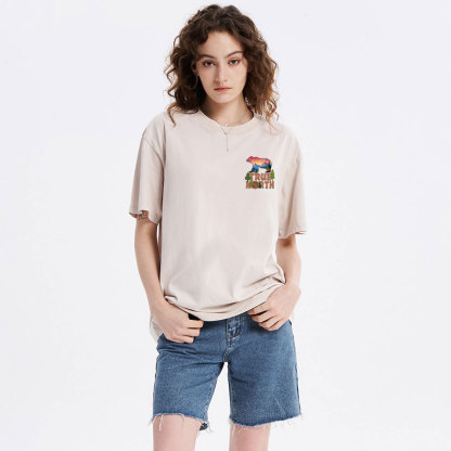 Trust Jesus In A Wild World Christian Washed T-Shirt
