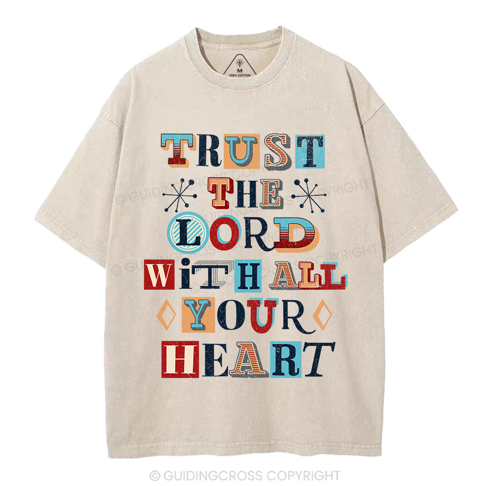 Trust The Lord Christian Washed T-Shirt