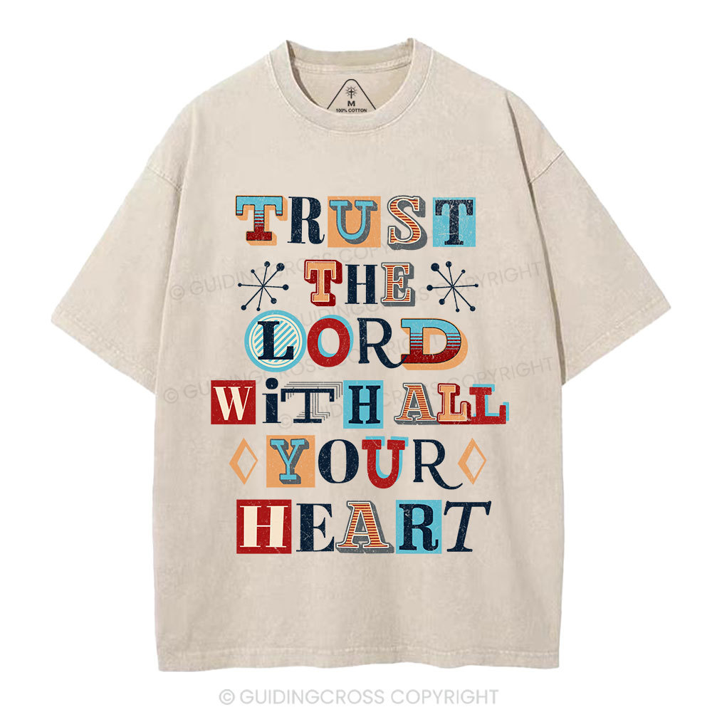Trust The Lord Christian Washed T-Shirt