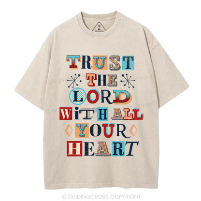 Trust The Lord Christian Washed T-Shirt
