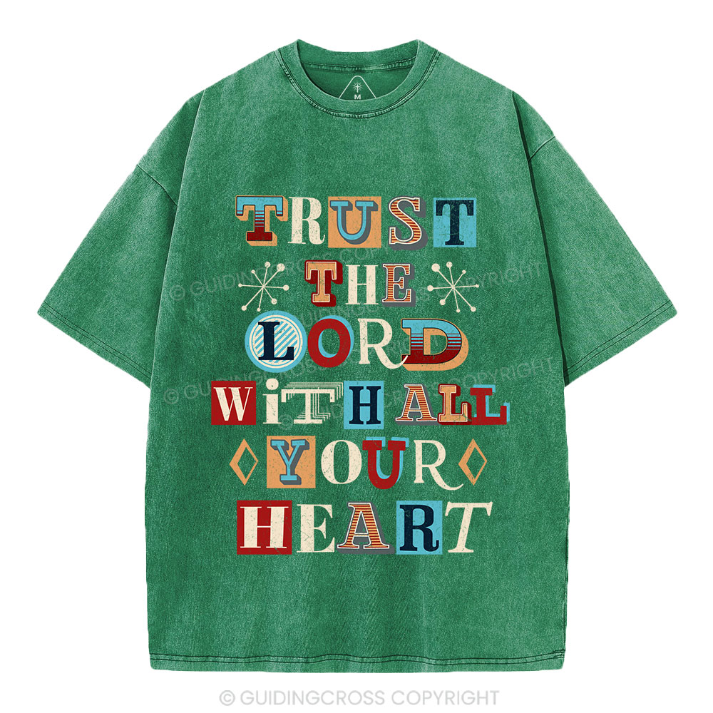 Trust The Lord Christian Washed T-Shirt
