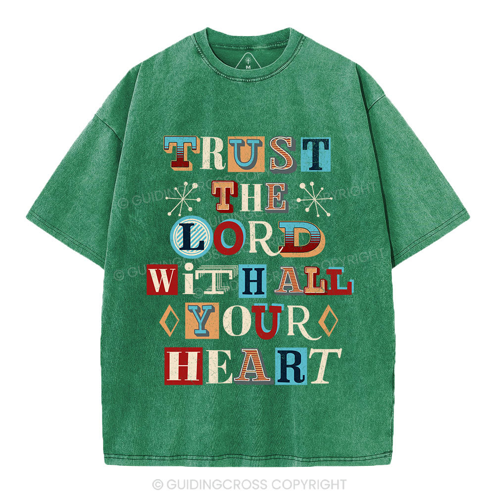 Trust The Lord Christian Washed T-Shirt