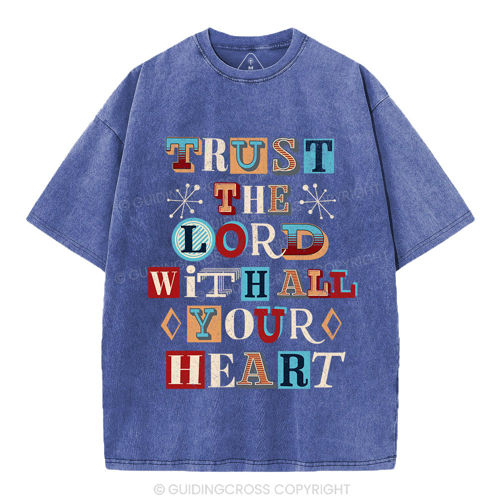 Trust The Lord Christian Washed T-Shirt