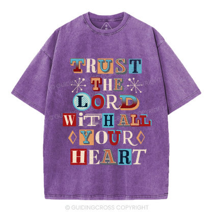 Trust The Lord Christian Washed T-Shirt