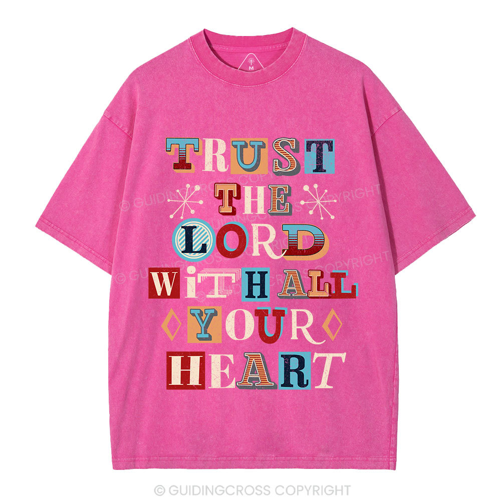 Trust The Lord Christian Washed T-Shirt