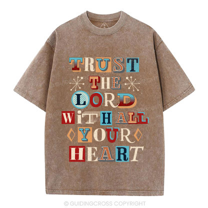 Trust The Lord Christian Washed T-Shirt