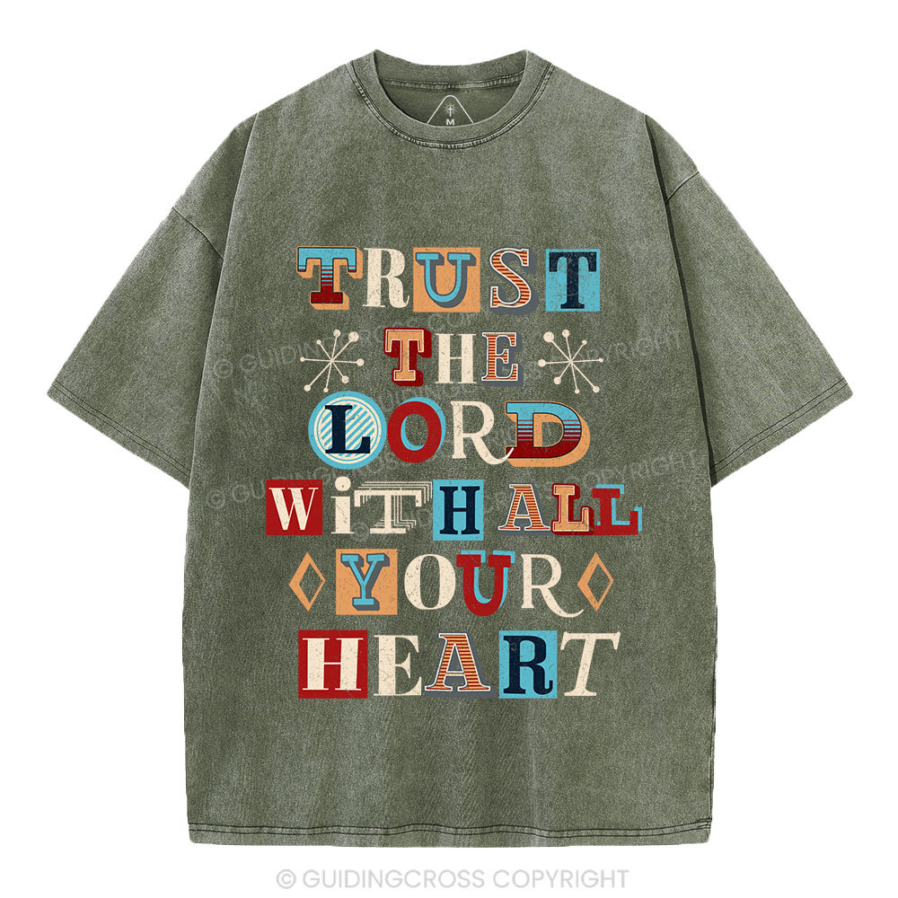 Trust The Lord Christian Washed T-Shirt
