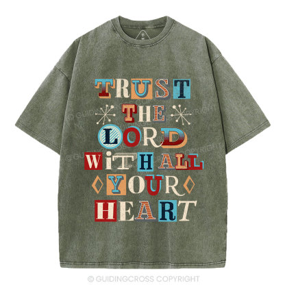 Trust The Lord Christian Washed T-Shirt