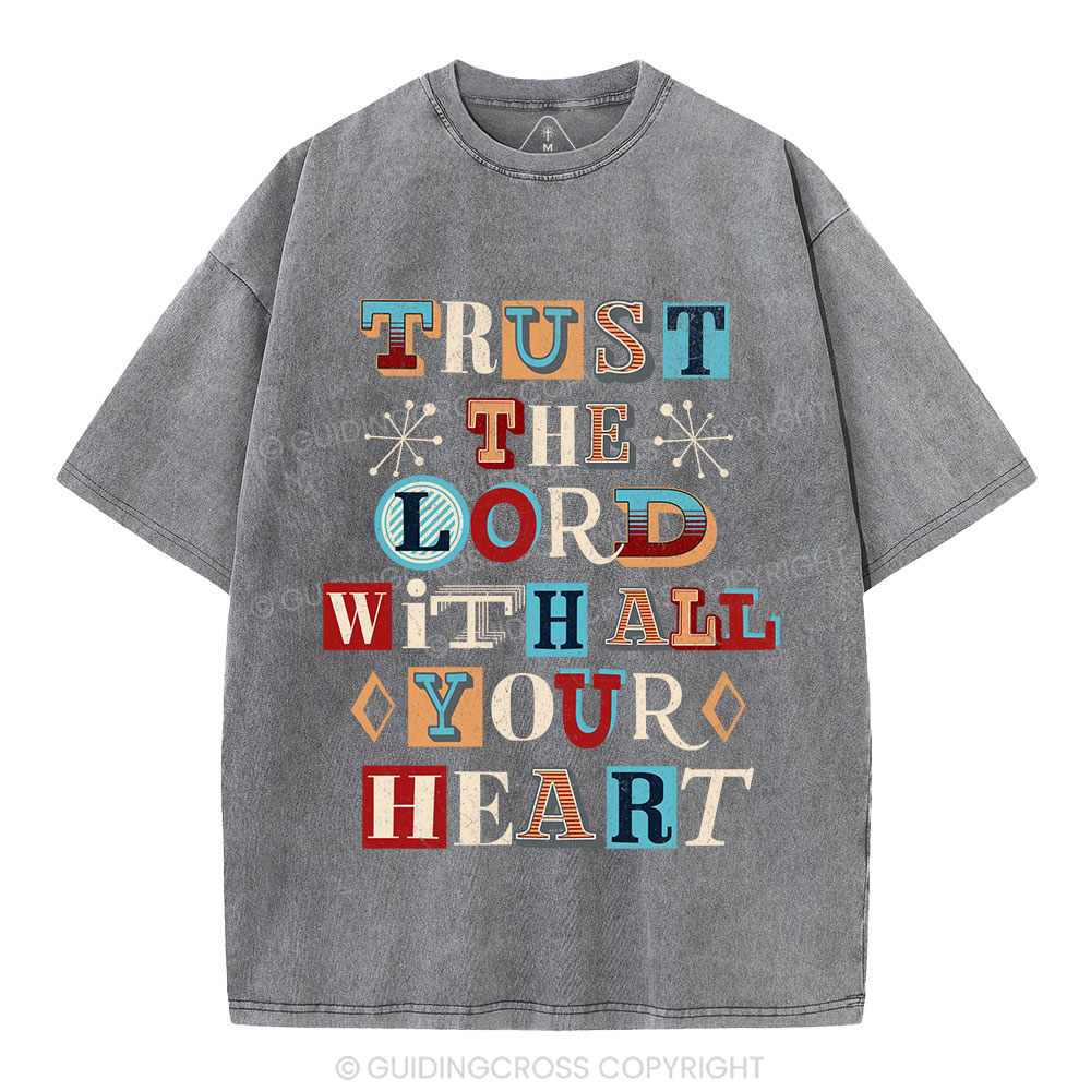 Trust The Lord Christian Washed T-Shirt