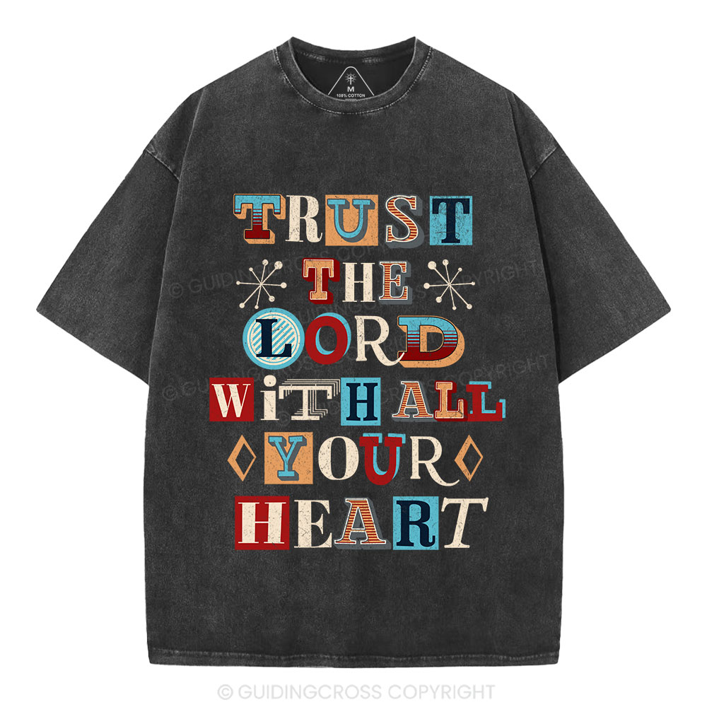 Trust The Lord Christian Washed T-Shirt