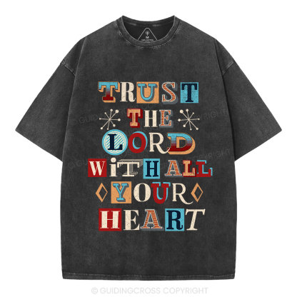 Trust The Lord Christian Washed T-Shirt