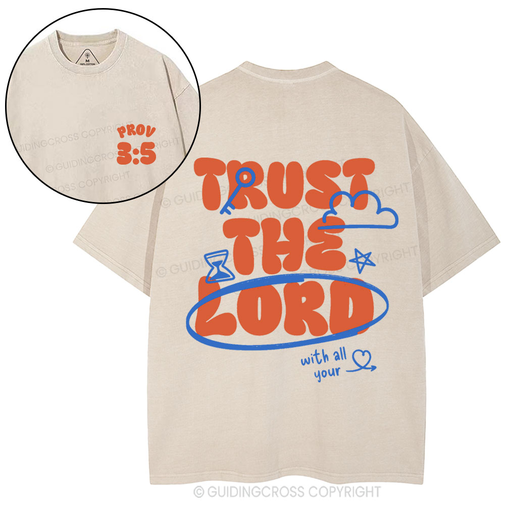 Trust The Lord Christian Washed T-Shirt