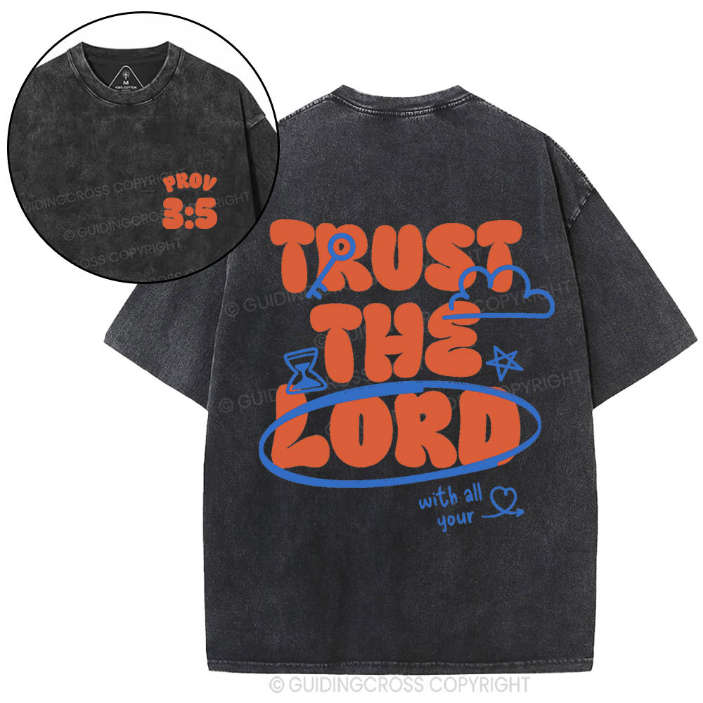 Trust The Lord Christian Washed T-Shirt