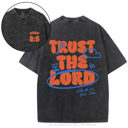 Trust The Lord Christian Washed T-Shirt